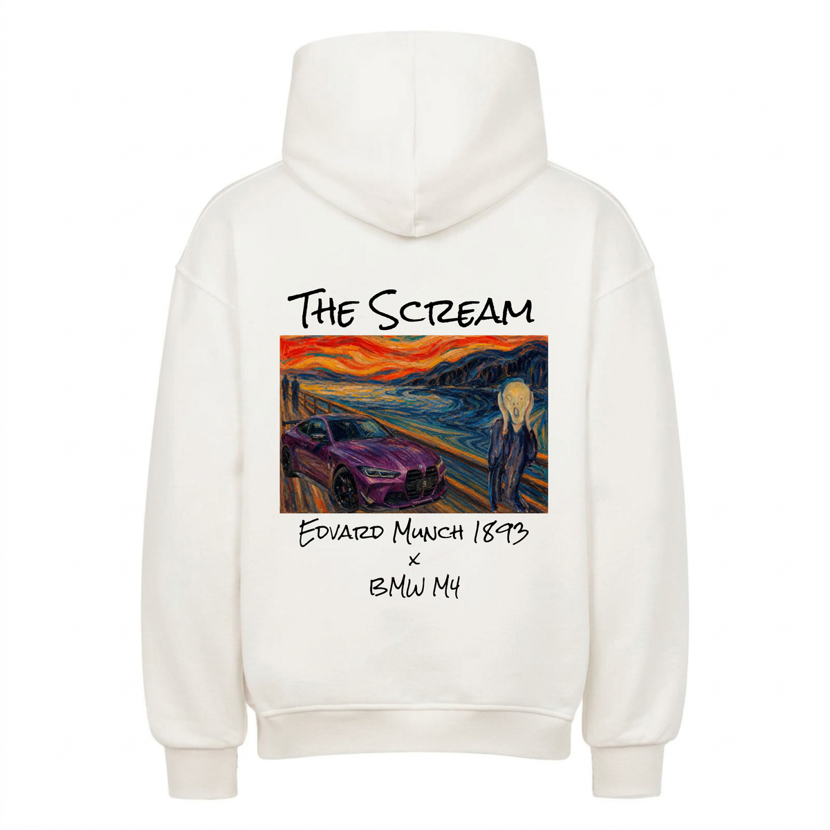 TheScream x Car Personalisiert - Backprint Hoodie