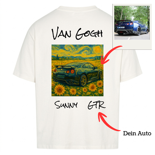 Van Gogh Sunflowers x Car Personalisiertes T-Shirt