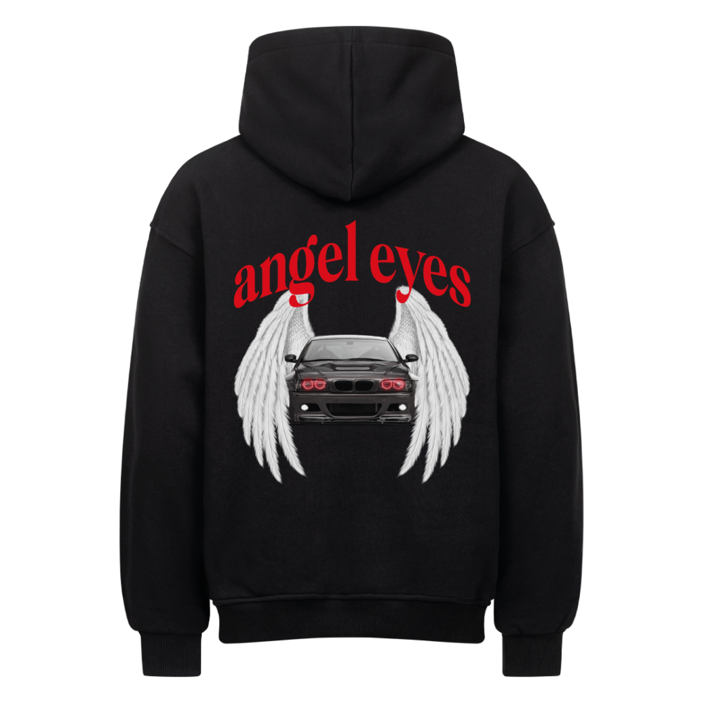 ANGEL EYES Backprint Oversized Hoodie