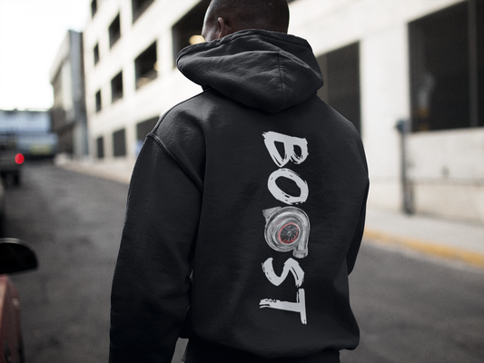 BOOST Turbolader Backprint Premium Hoodie