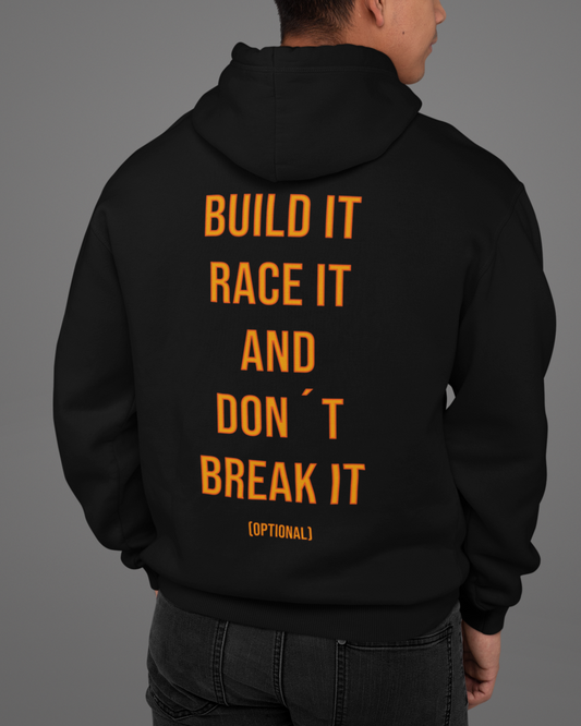 BUILD IT, RACE IT,... Backprint Oversized Hoodie