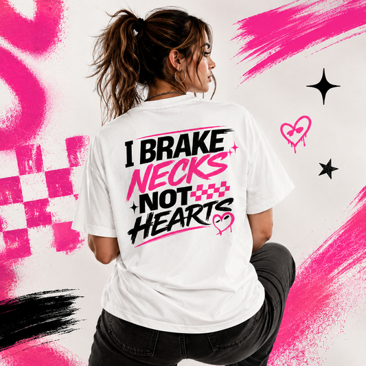 I BRAKE NECKS Backprint Premium T-Shirt