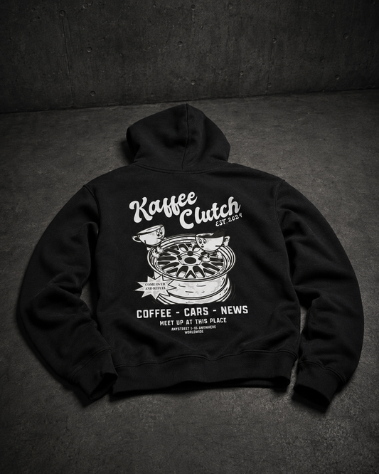 KAFFEE CLUTCH Backprint Premium Hoodie