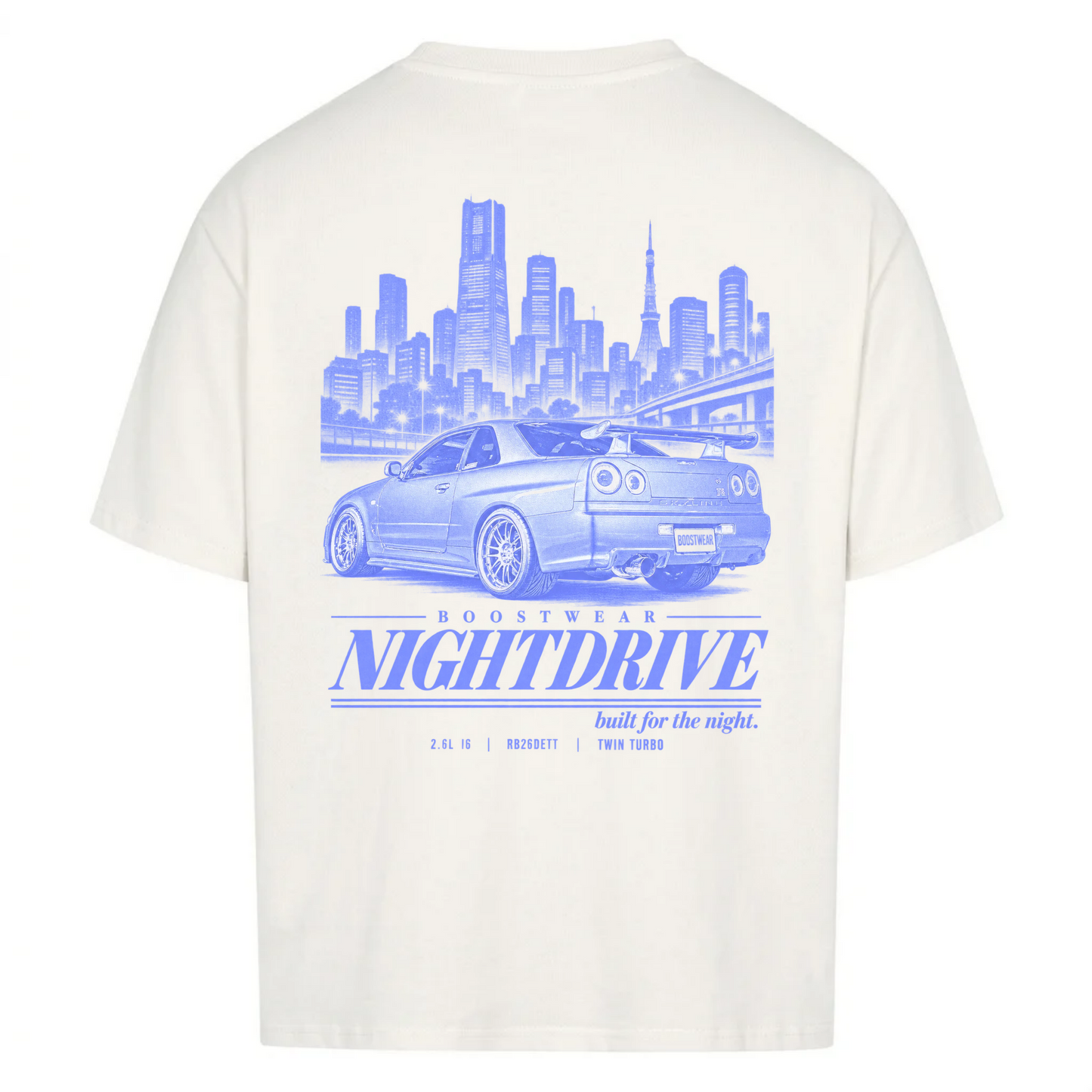 BUILT FOR THE NIGHT - Backprint Premium T-Shirt