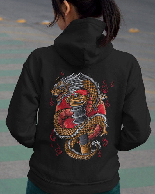 DRAGON BUMPER Backprint Premium Hoodie