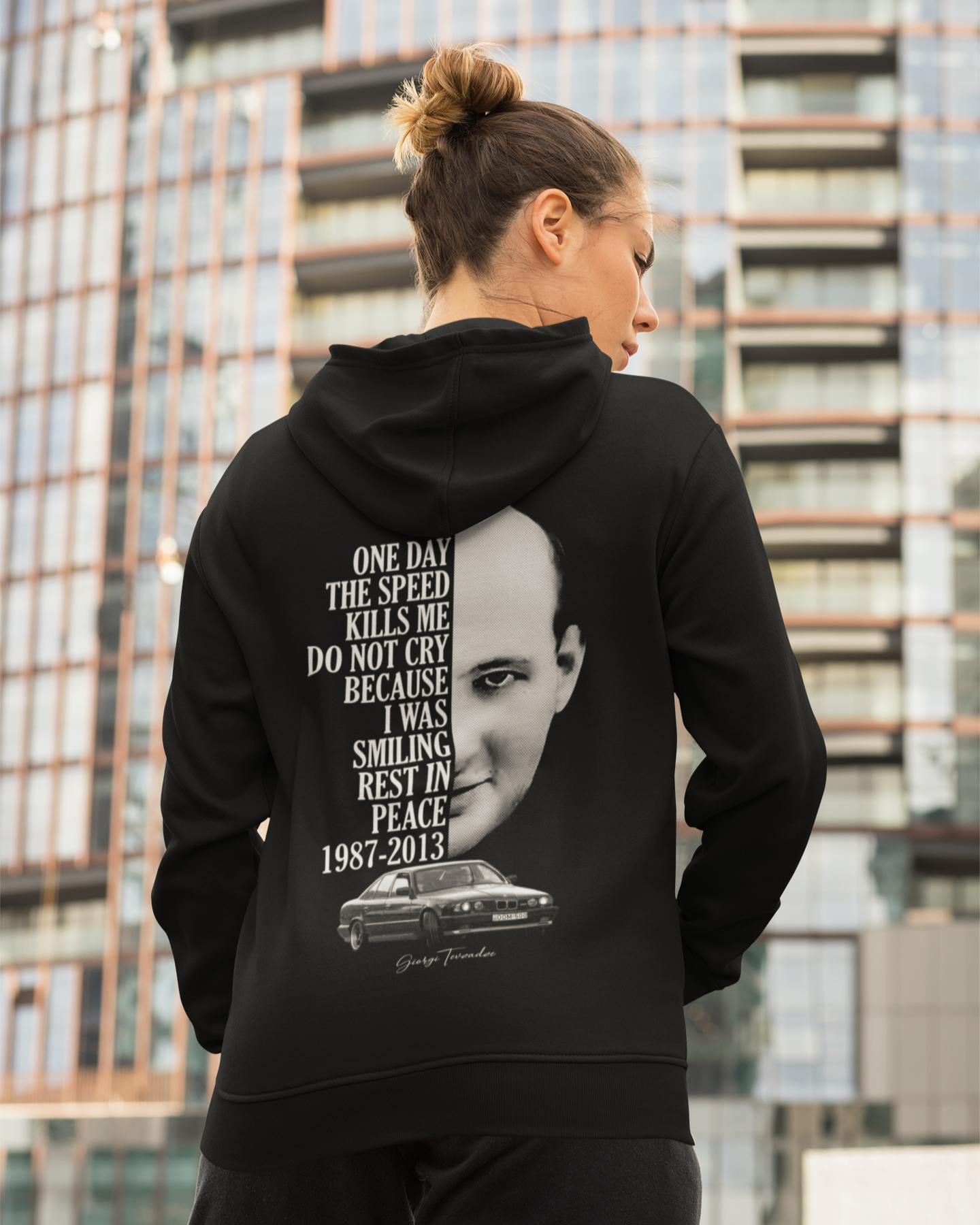 GIORGI TEVZADZE Backprint Oversized Hoodie