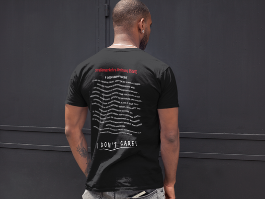I DON´T CARE! Backprint T-Shirt