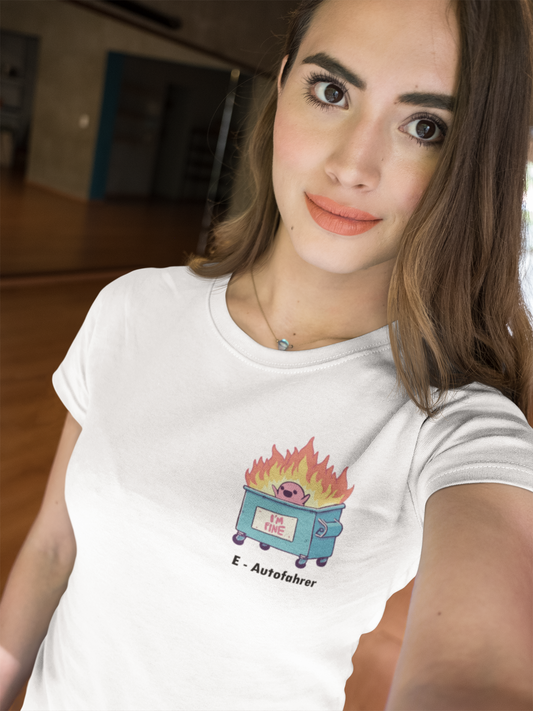 IM FINE E-Autofahrer Brustdruck Premium T-Shirt