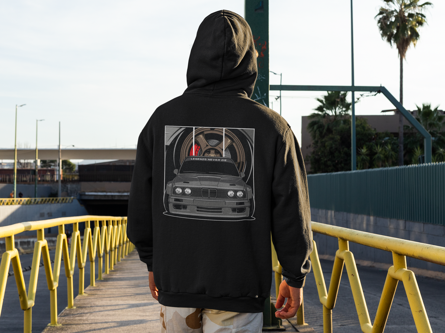 LEGENDS NEVER DIE Car Hoodie
