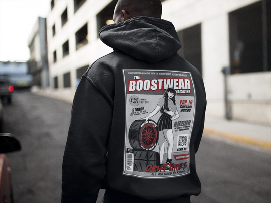 MAGAZINE First Edition Backprint Oversized Hoodie