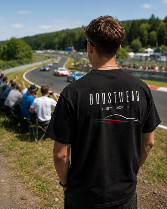 Boostwear Est. 2023 Backprint Premium T-Shirt