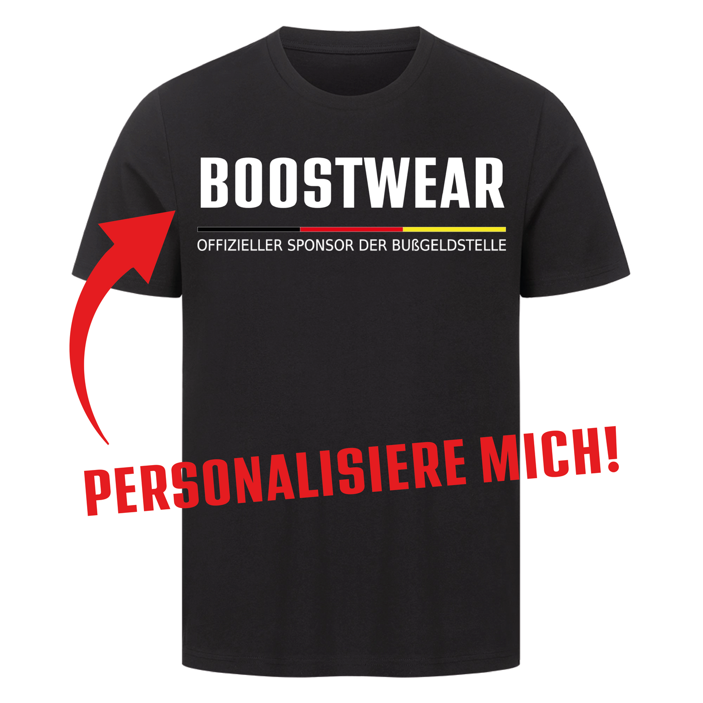 OFFIZIELLER SPONSOR Personalisiertes T-Shirt