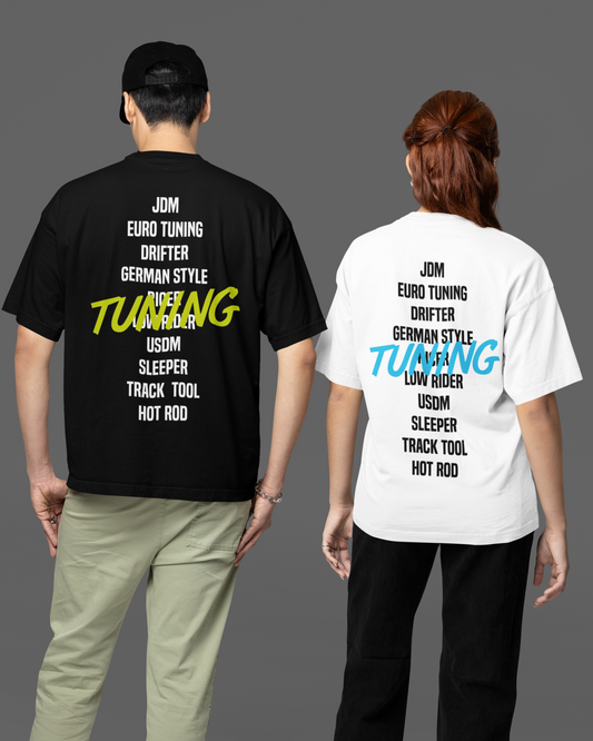 TUNING Backprint Oversized T-Shirt