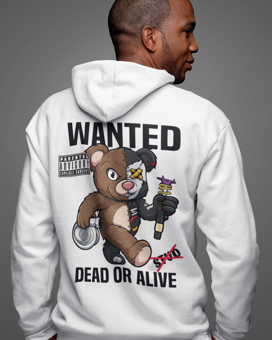 WANTED Backprint Oversized Hoodie