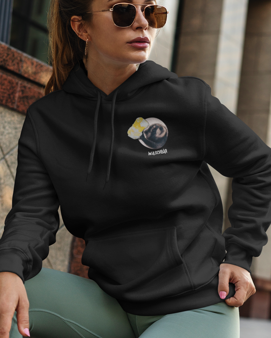 WASCHBÄR Brustdruck Hoodie