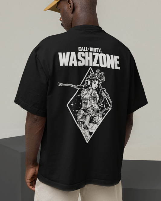 WASHZONE Backprint Oversized T-Shirt