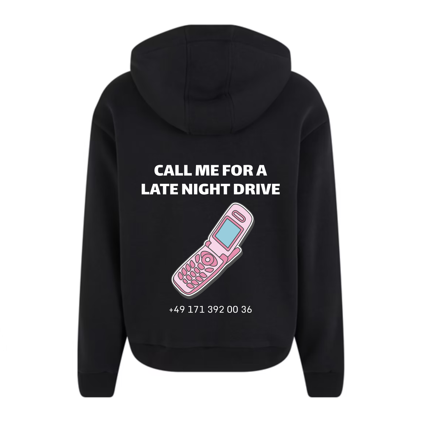 CALL ME FOR A LATE NIGHT DRIVE Premium Zipper