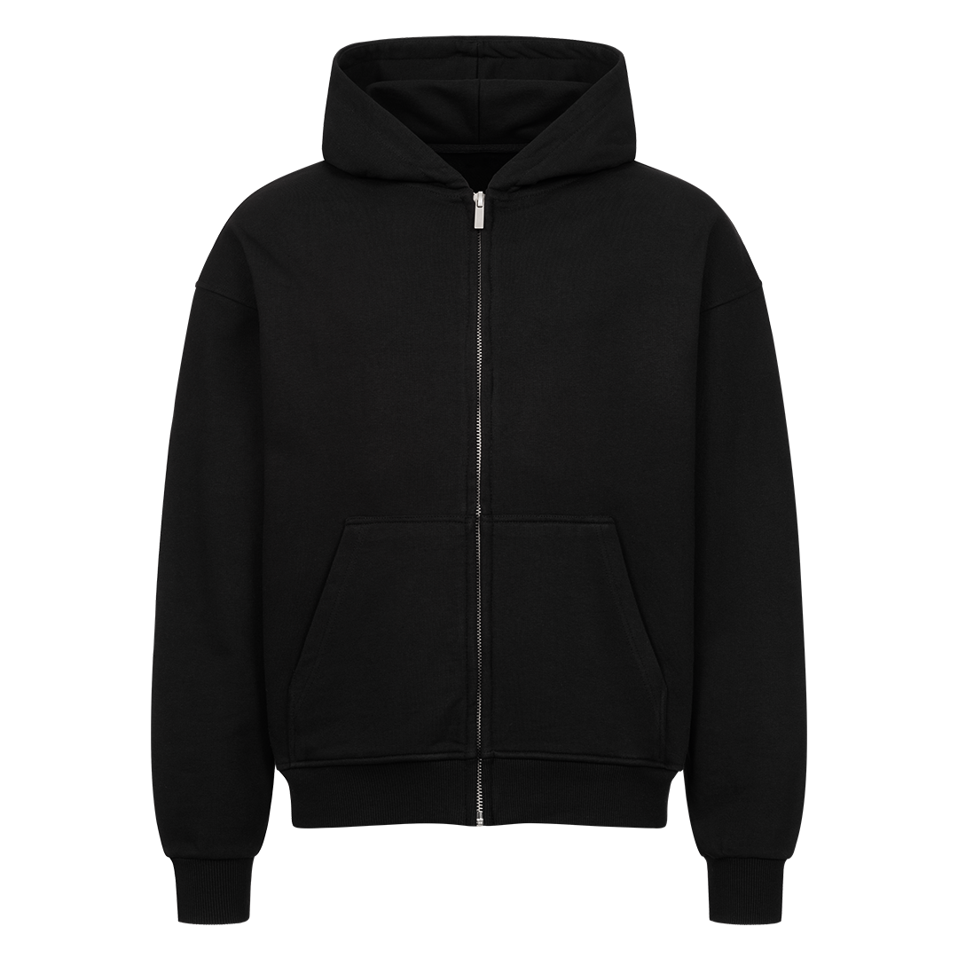 NO RISK NO STORY Oversized Zipper Hoodie