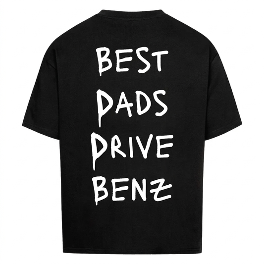 BEST DADS DRIVE BENZ Backprint Premium T-Shirt