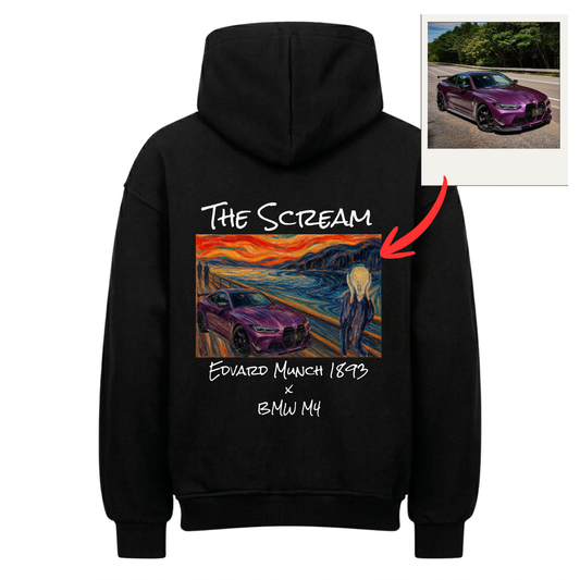 TheScream x Car Personalisiert - Backprint Hoodie