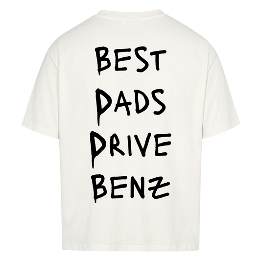 BEST DADS DRIVE BENZ Backprint Premium T-Shirt