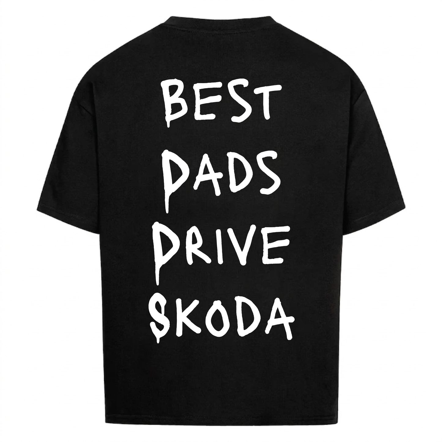 BEST DADS DRIVE SKODA Backprint Premium T-Shirt