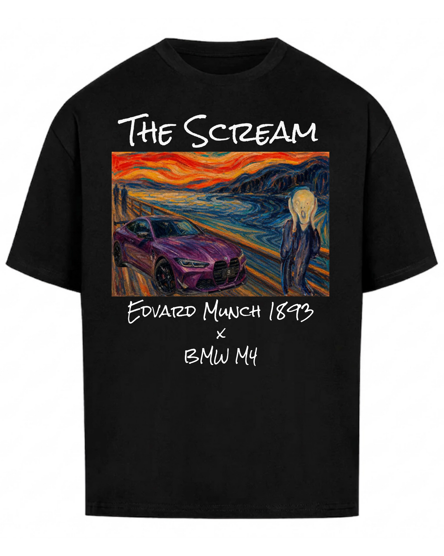 TheScream x Car Personalisiertes T-Shirt
