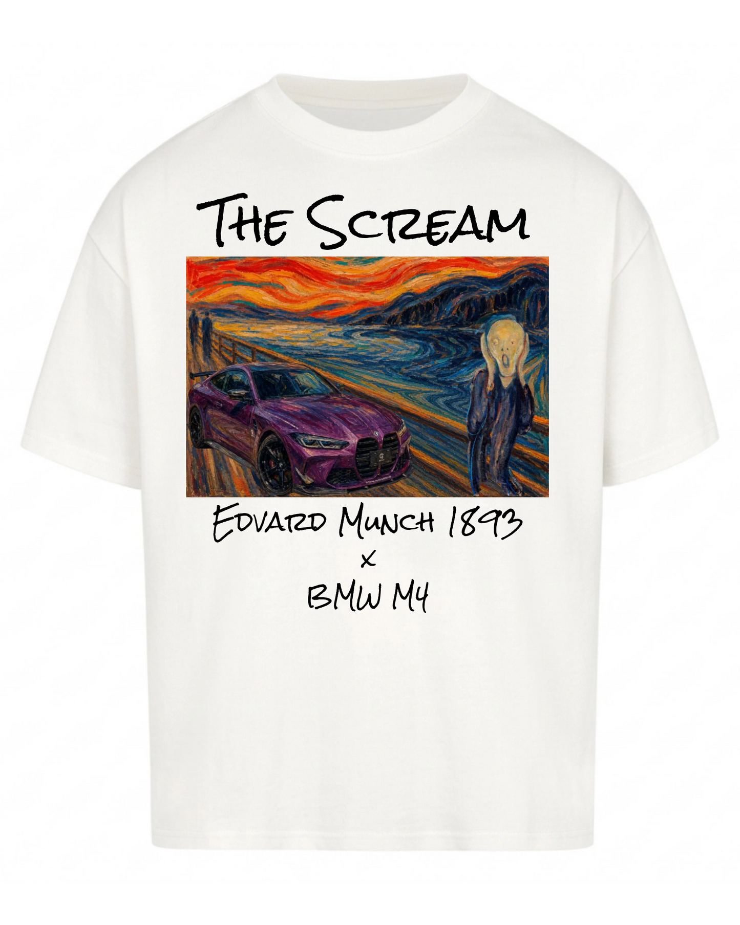 TheScream x Car Personalisiertes T-Shirt