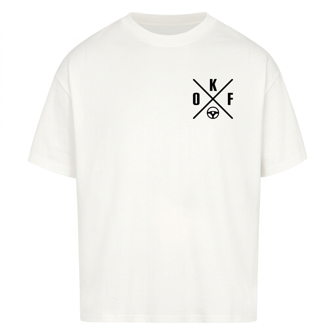 OKF KREUZ Brustdruck Premium T-Shirt