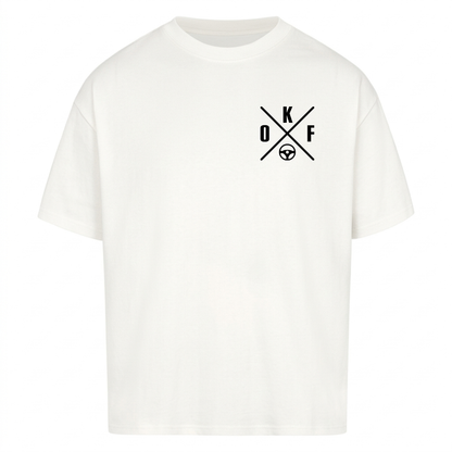 OKF KREUZ Brustdruck Premium T-Shirt