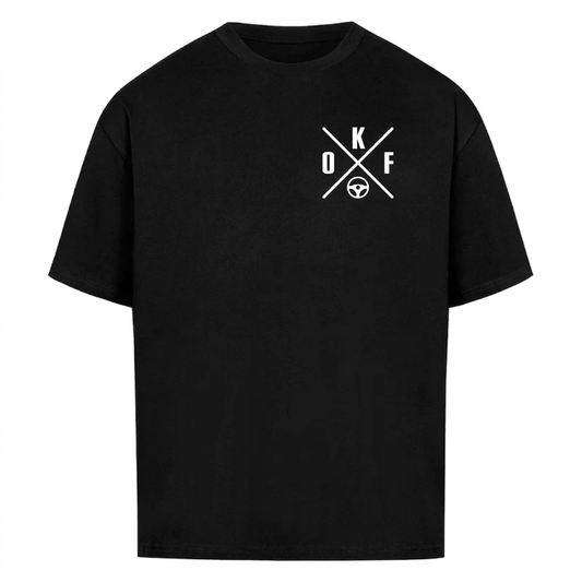 OKF KREUZ Brustdruck Premium T-Shirt