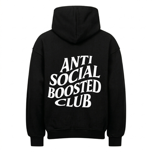 ANTI SOCIAL BOOSTED CLUB Backprint Premium Hoodie
