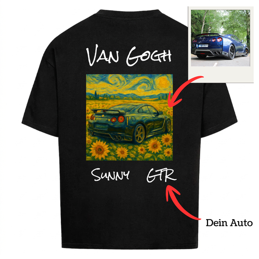 Van Gogh Sunflowers x Car Personalisiertes T-Shirt