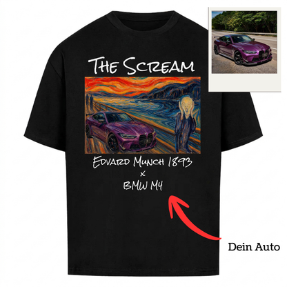 TheScream x Car Personalisiertes T-Shirt