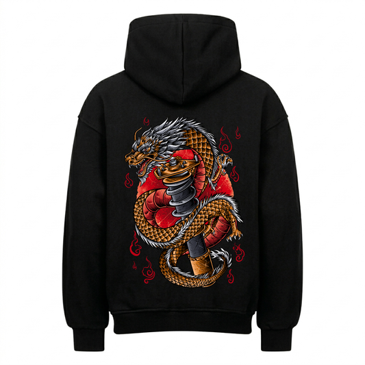 DRAGON BUMPER Backprint Premium Hoodie