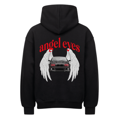 ANGEL EYES Backprint Oversized Hoodie