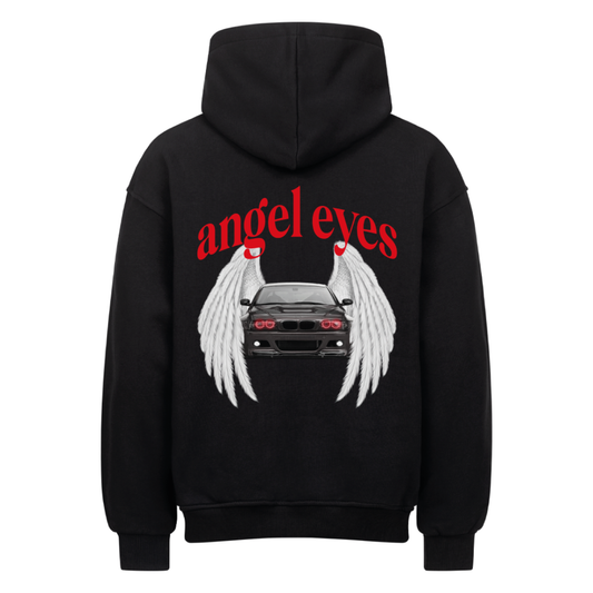 ANGEL EYES Backprint Oversized Hoodie