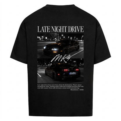 Late Night Drive MK4 Edition - Backprint Premium T-Shirt