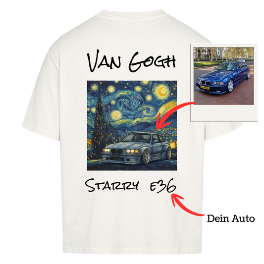Van Gogh x Car Personalisiertes T-Shirt