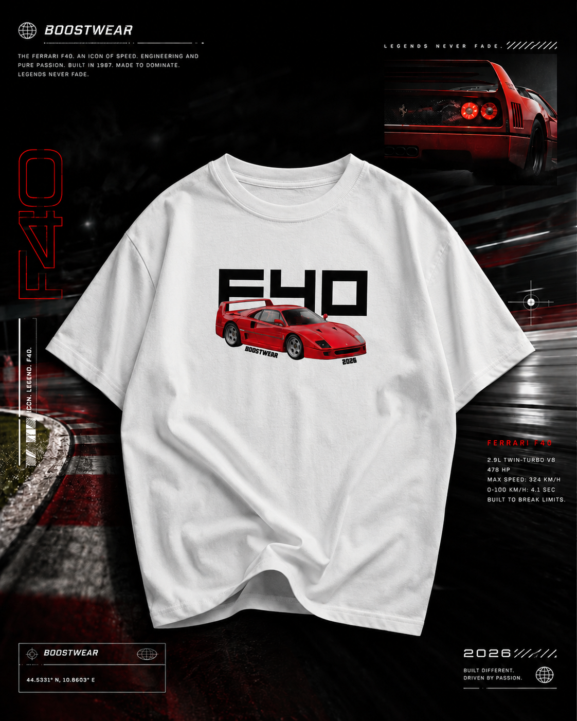 F40 Premium T-Shirt