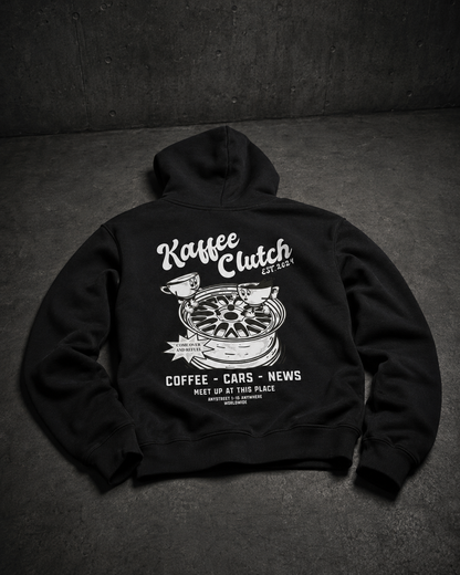 KAFFEE CLUTCH Backprint Premium Hoodie