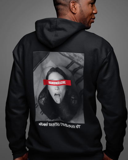 HANDWÄSCHE Backprint Oversized Hoodie
