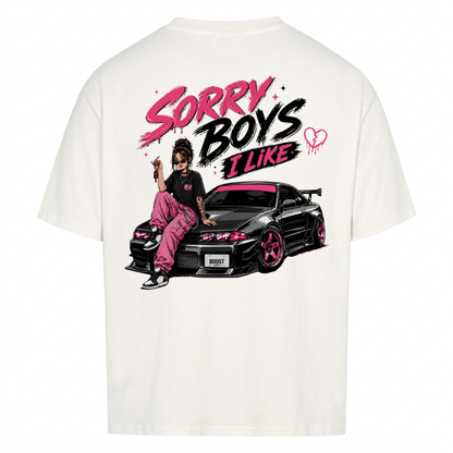 SORRY BOYS Backprint Premium T-Shirt