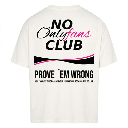 NO ONLYFANS CLUB Backprint Premium T-Shirt