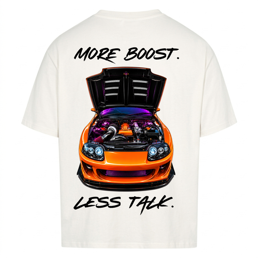 More Boost. Less Talk. - Premium T-Shirt
