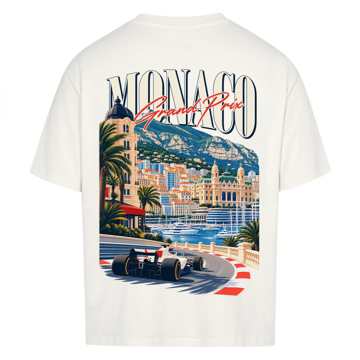 MONACO GRAND PRIX Backprint Premium T-Shirt