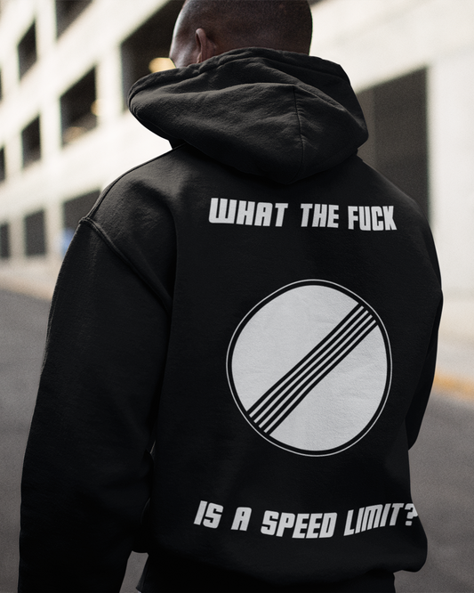 SPEEDLIMIT? Backprint Oversized Hoodie