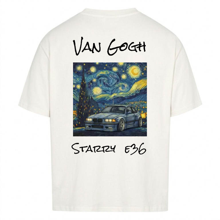 Van Gogh x Car Personalisiertes T-Shirt
