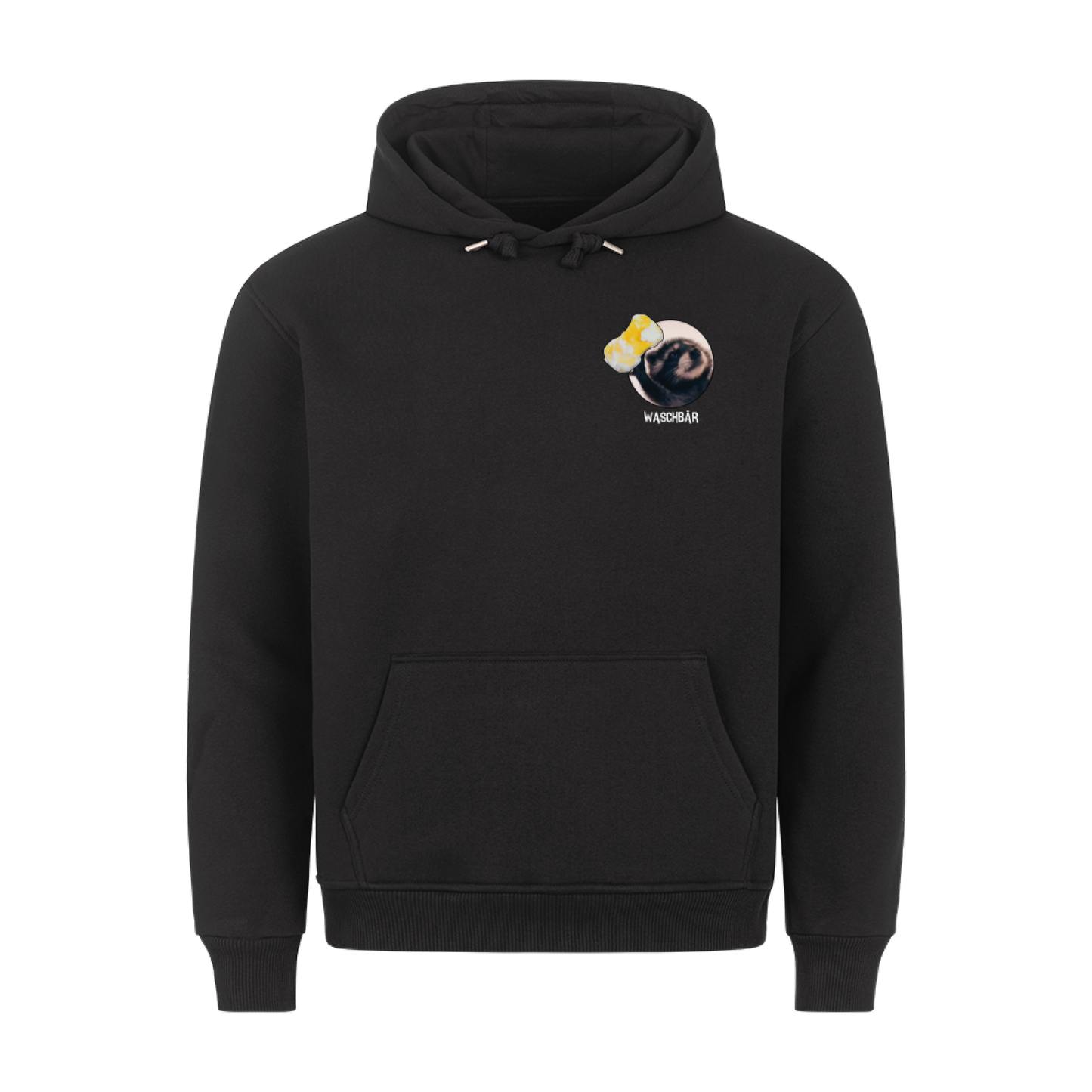 WASCHBÄR Brustdruck Hoodie