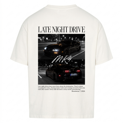 Late Night Drive MK4 Edition - Backprint Premium T-Shirt